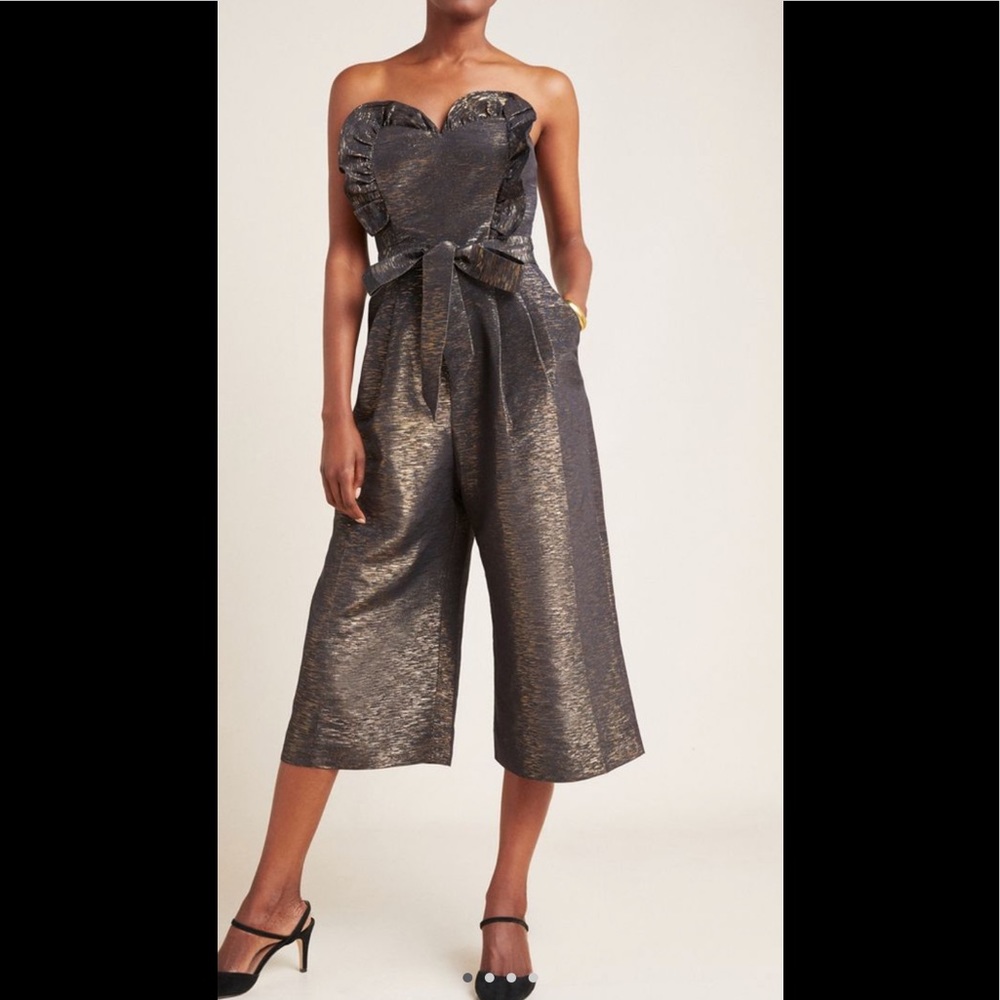 Nwt anthro corey lynn calter sweetheart jumpsuit